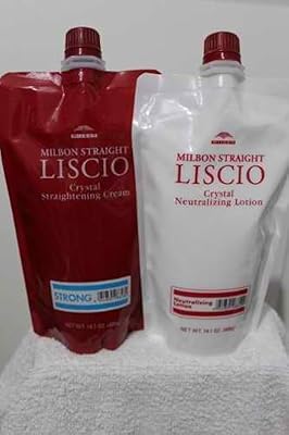Milbon LISCIO Crystal Cream Straighteners & Neutralizer - Strong