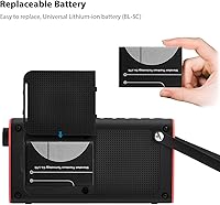 Avantree SP850 Portable FM Radio with Bluetooth & SD Card MP3 Player — image 6