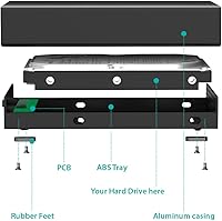 Vantec NST-371C31-BK NexStar Gx USB 3.1 Gen 2 Type-C 3.5″ SATA HDD/SSD Enclosure — image 2