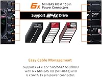 ICY DOCK ToughArmor MB924IP-B 24-Bay 2.5″ SAS/SATA HDD/SSD Mobile Rack Enclosure — image 3