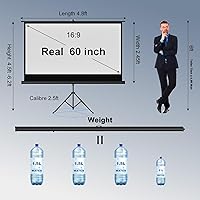 SCREENMAX 60-inch Outdoor Projector Screen with Tripod Stand — image 6