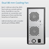 IO CREST SY-ENC50129 USB 4.0 8-Bay SATA Hard Drive Enclosure — image 5