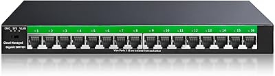 STEAMEMO 16-Port Gigabit Ethernet Switch