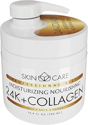 Skin Care 24K Gold & Collagen 3-in-1 Moisturizer, 16.9oz