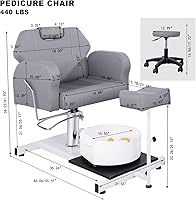 LUXMARS Pedicure Chair for Nail Tech — image 3