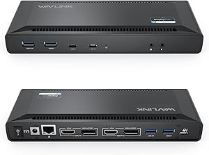 WAVLINK DisplayLink Laptop Docking Station WL-UG69PD2-Pro-US