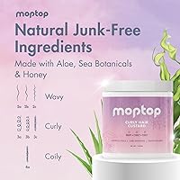 MopTop Curly Hair Gel Custard 8oz - Citrus Kumquat — image 3