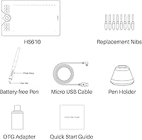 HUION HS610 Drawing Tablet — image 7