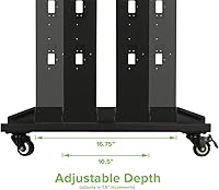 NavePoint 4ft 22U 4-Post Network Server Rack — image 5