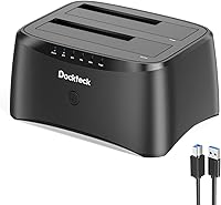 dockteck Dual Bay External Hard Drive Docking Station — image 1