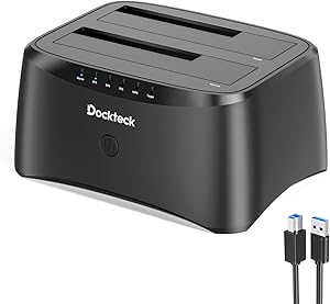 dockteck Dual Bay External Hard Drive Docking Station