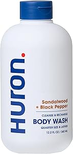 Huron Men’s Moisturizing Body Wash 12.2 fl oz (2 Pack)