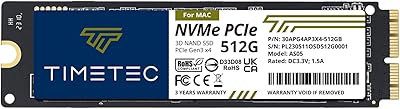 Timetec 512GB MAC SSD NVMe PCIe Gen3x4