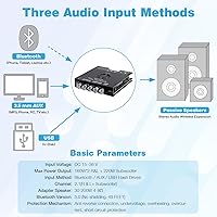 Hosyond TDA7498E Bluetooth Amplifier Board 160W×2+220W Subwoofer 2.1 Channel — image 3