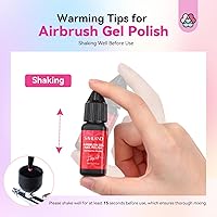 SAVILAND Airbrush Gel Nail Polish Set, 12 Vitality Colors, 15mL — image 2