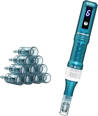 MONESAO Microneedling Skin Care Kit for Face, Hair & Beard