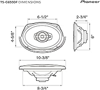 Pioneer TS-G6930F 6” x 9” 3-Way Car Speakers — image 6