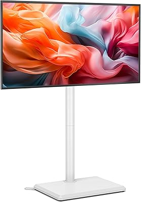 Rfiver Swivel Floor TV Stand with Mount for 32-60 inch TVs