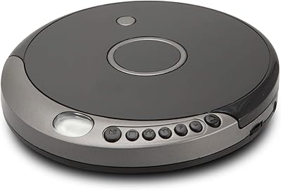 GPX PCB319B Portable CD Player with Bluetooth