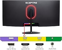 Sceptre 34-inch Curved UltraWide Monitor C345W-2560UN — image 5
