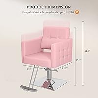 OmySalon Pink Hair Salon Chair — image 3