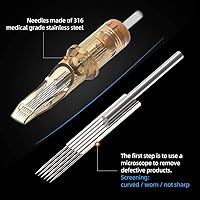 Ambition Premium 50Pcs #12 Tattoo Cartridges Needles — image 6