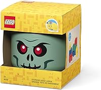 LEGO Iconic Storage Head Large, Green Skeleton — image 3