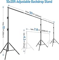 EMART 10x20 Backdrop Stand — image 3