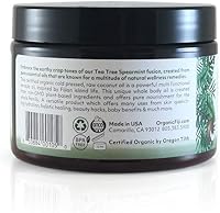 Organic Fiji Raw Cold Pressed Coconut Oil Tea Tree Spearmint 12oz — image 3