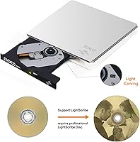 BUNUD External CD DVD Drive with LightScribe — image 2