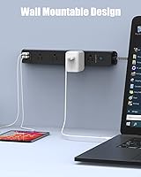 AUOPLUS Surge Protector Power Strip with USB-C, 10FT Extension Cord, 5 Outlets — image 7