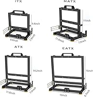 egowz ITX ATX MATX/EATX Open Aluminum Frame Chassis (ATX) — image 3