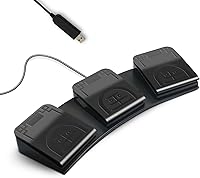PCsensor FS2020U1 USB Foot Pedal 3-Key Programmable Switch — image 1
