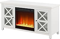 Henn&Hart Rectangular TV Stand with Crystal Fireplace for TVs up to 55″ — image 5