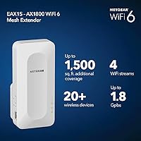 NETGEAR EAX15-100NAR AX1800 WiFi 6 Mesh Extender — image 2