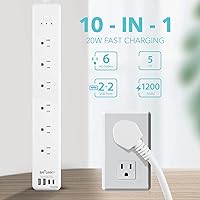 BN-LINK Smart Plug Power Strip with 6 Outlets and 4 USB Ports — image 2
