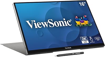 ViewSonic TD1656-2K 16-Inch Portable Touchscreen Monitor