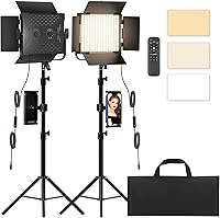 BANSINE K50 Bi-Color LED Video Lighting Kit — image 1