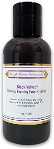Simply Divine Botanicals Black Velvet Foaming Facial Cleanser 4 oz Review