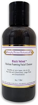 Simply Divine Botanicals Black Velvet Foaming Facial Cleanser 4 oz