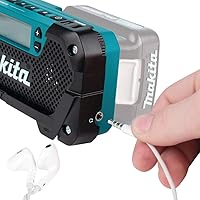 Makita RM02 12V max CXT Lithium-Ion Cordless Compact Job Site Radio — image 7