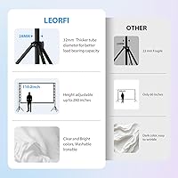 LEORFI 150-inch Projector Screen with Stand — image 2