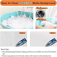 YAYOYA 10x20 ft White Backdrop for Photoshoot — image 4