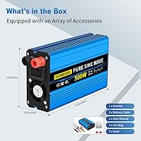 SUNWHEEL 500W Pure Sine Wave Inverter — image 9