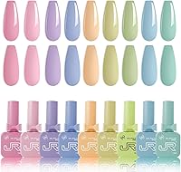 JR 9pcs 15ml Summer Color Gel Nail Polish Set — image 1