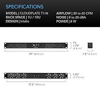 AC Infinity CLOUDPLATE T1-N 1U Rack Mount Fan Panel — image 6