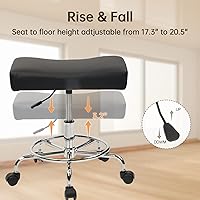 KLASIKA Heavy Duty Extra Wide Rolling Stool — image 7