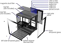 Bluegears b-Pellucid MicroATX Gaming PC Case — image 5