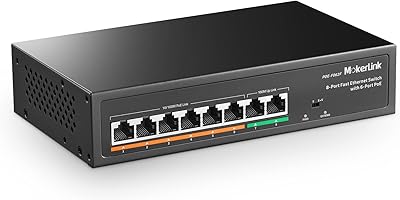 MokerLink POE-F062F 8-Port PoE Switch