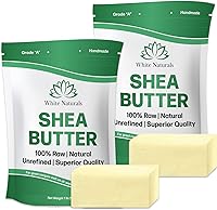 White Naturals Raw African Shea Butter 2lb — image 1